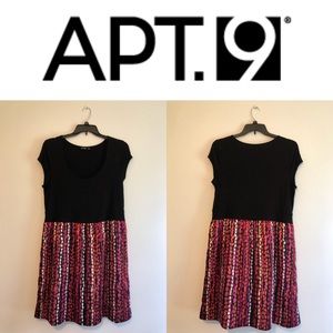 💎LOWEST PRICE💎 Apt 9– Black/pattern dress